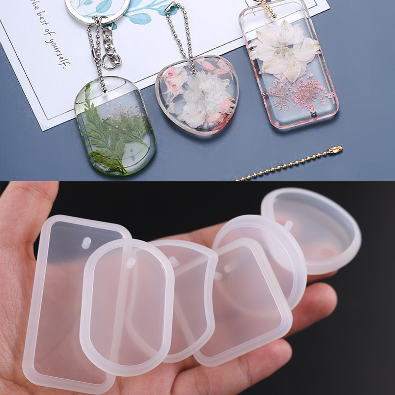 Silicone Epoxy Resin Molds Set - 1PC DIY Keychain Anhänger Silikon Mold