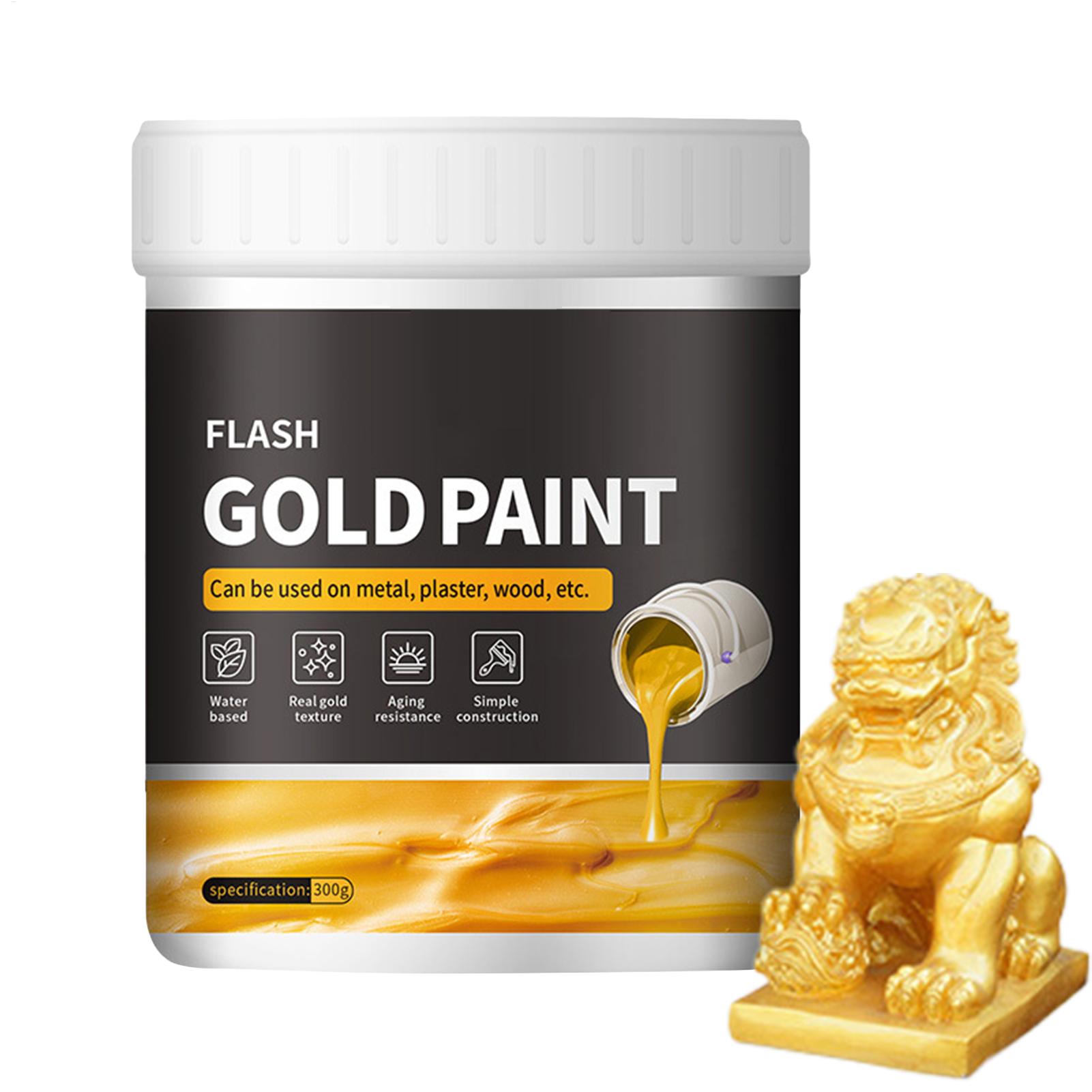Painting Supplies - Flüssige Vergoldungsfarbe 300g Flüssige Goldfolienfarbe Schnelltrocknend