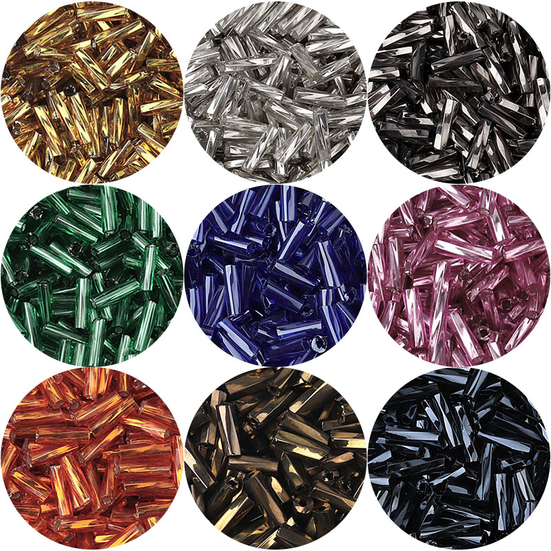 Glass Seed Beads 2Mm Jewelry Making - Louleur Twist Bugles Tschechische Glasperlen DIY