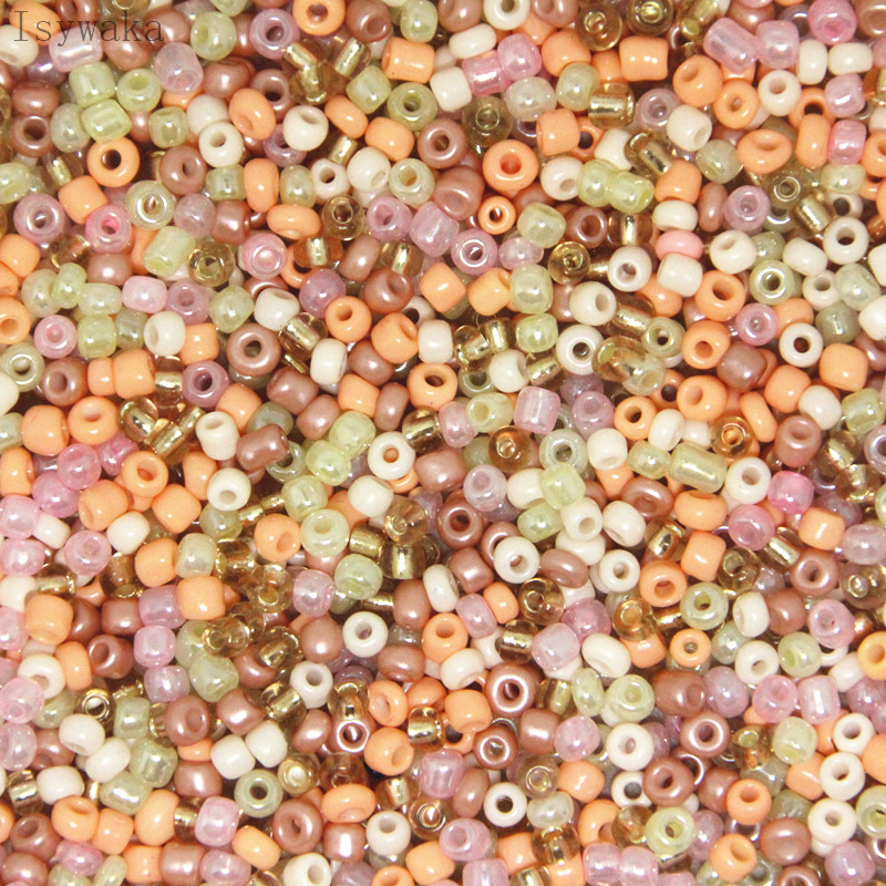 Glass Seed Beads 2Mm Jewelry Making - 2mm 3mm 4mm Pfirsich Mehrfarbige Tschechische