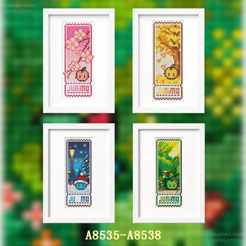 Cross Stitch Stamped Kits Beginners - [A-Four Seasons Series] Anfänger-DIY-Set für gestempelte