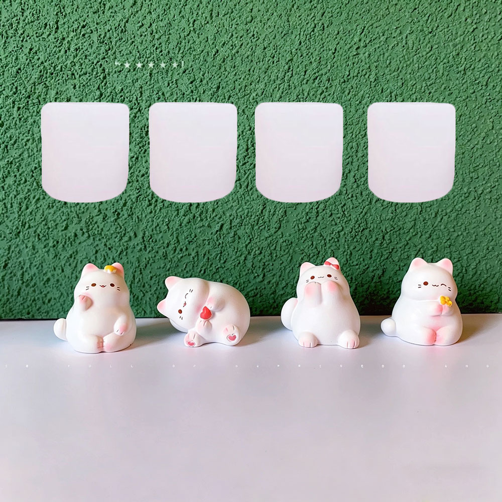 Silicone Epoxy Resin Molds Set - 3D Katzen-Silikonformen-Set für Gips, Kerzen, Seife,