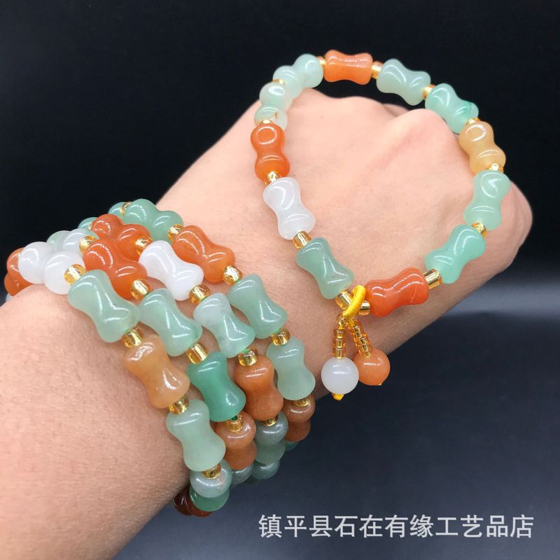 Natürliches Aventurin-Bambus-, – Beading Bewertung und Preis