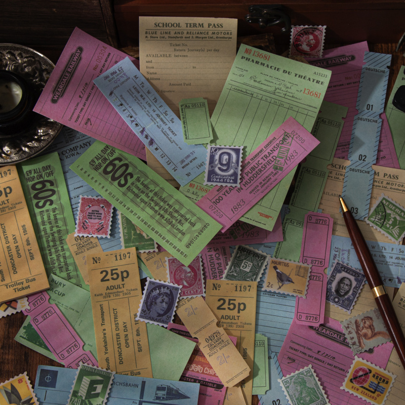 140 Stück/Set Vintage Farbige  – Vintage Junk Journal Scrapbooking Paper Bewertung und Preis