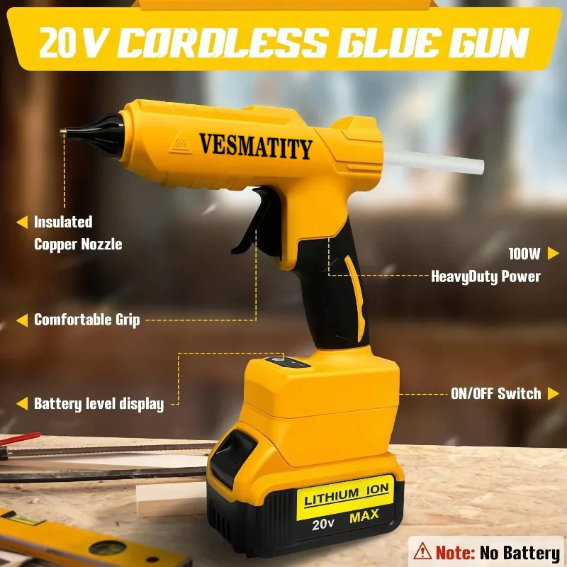 Kabellose elektrische Hand-Hei – Hot Melt Glue Gun Cordless Bewertung und Preis
