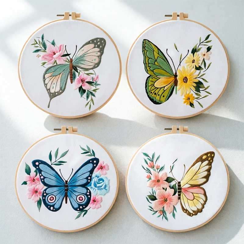 1 Stück 20x20 cm (7,87 Zoll) S – Embroidery Bewertung und Preis