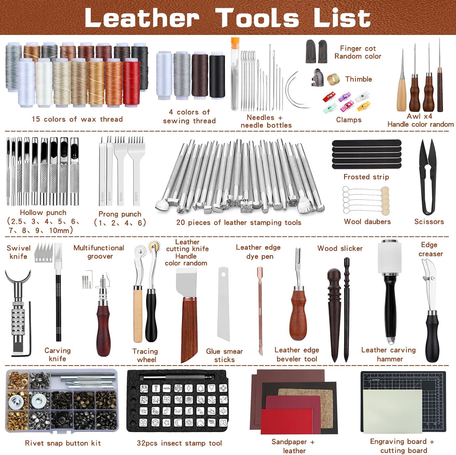 Lederbearbeitungs-Set mit Werk – Craft Tools Bewertung und Preis