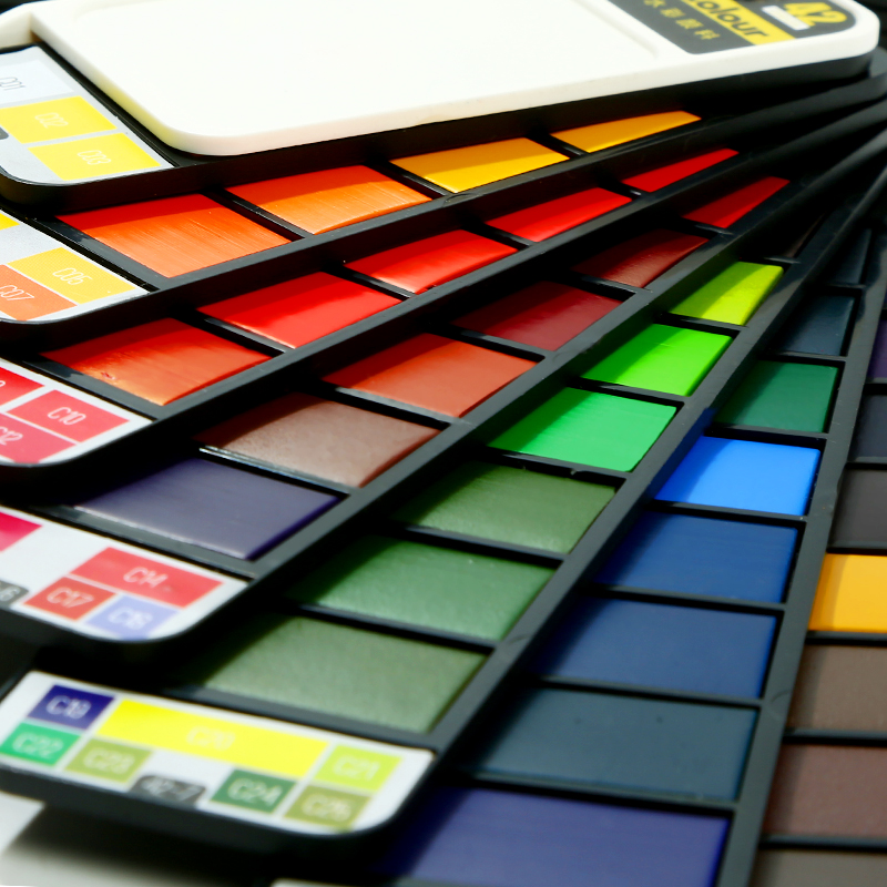 18/25/33/42 farben Solide Aqua – Watercolor Paint Set Solid Pigment Bewertung und Preis