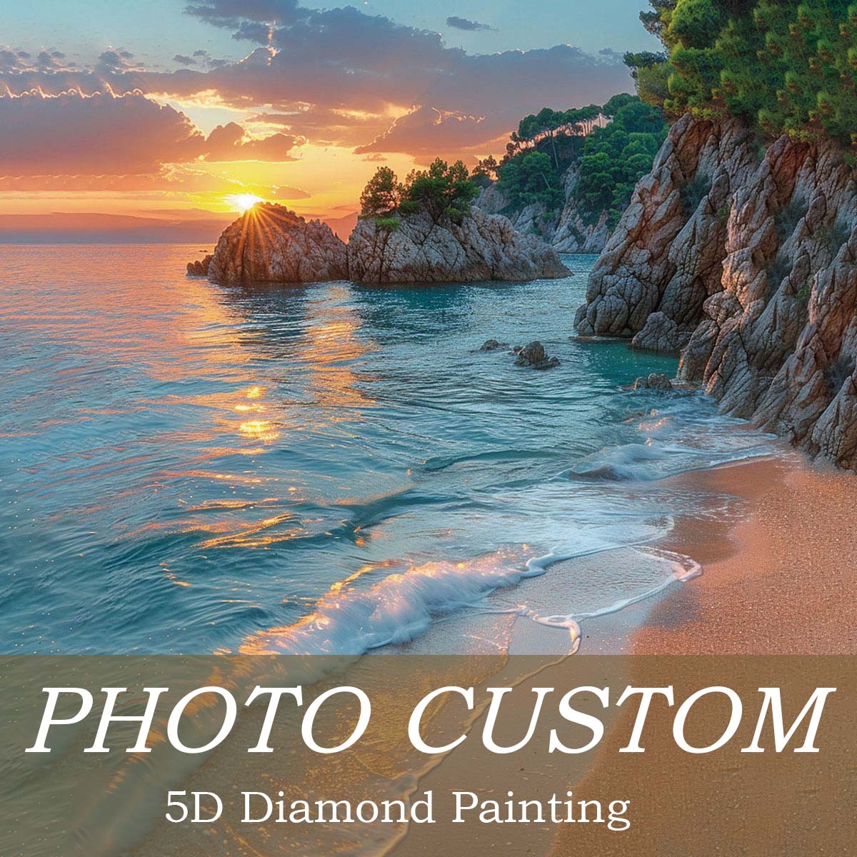 Personalisierte Diamantmalerei – 5D Diamond Painting Kit Full Drill Bewertung und Preis