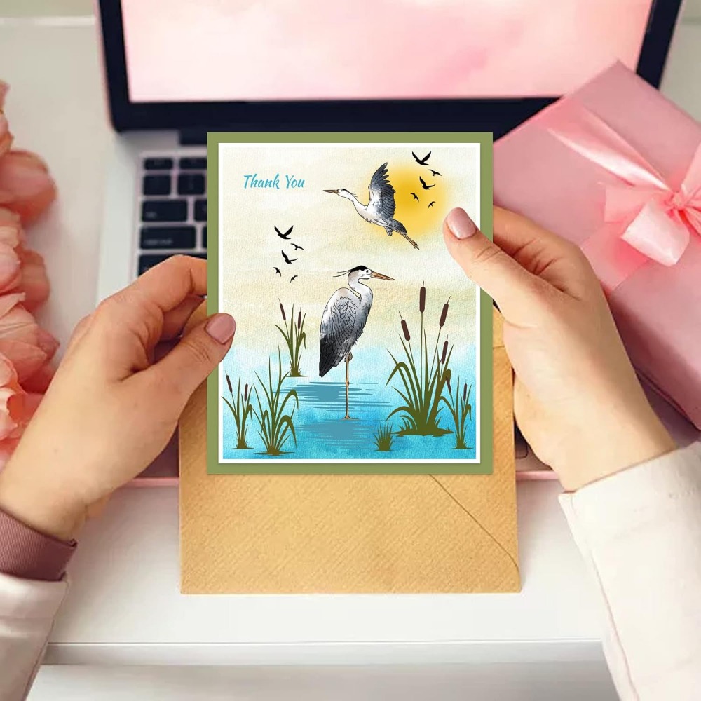 Reiher Clear Stamps Wetland Si – Clear Silicone Stamps For Card Making Bewertung und Preis