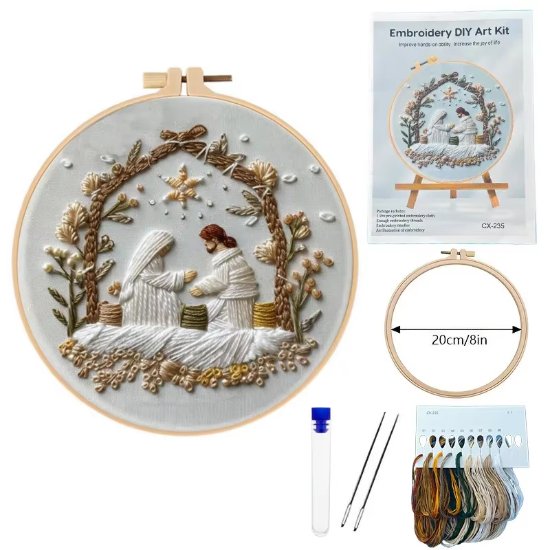 Jesus Birth Weihnachten Sticks – Cotton Embroidery Thread Skeins Bewertung und Preis