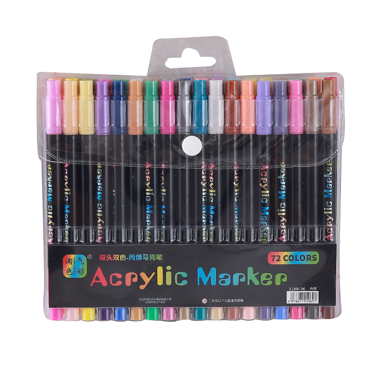 24-120 Farben Dual-Tip Acryl-M – Painting Supplies Bewertung und Preis
