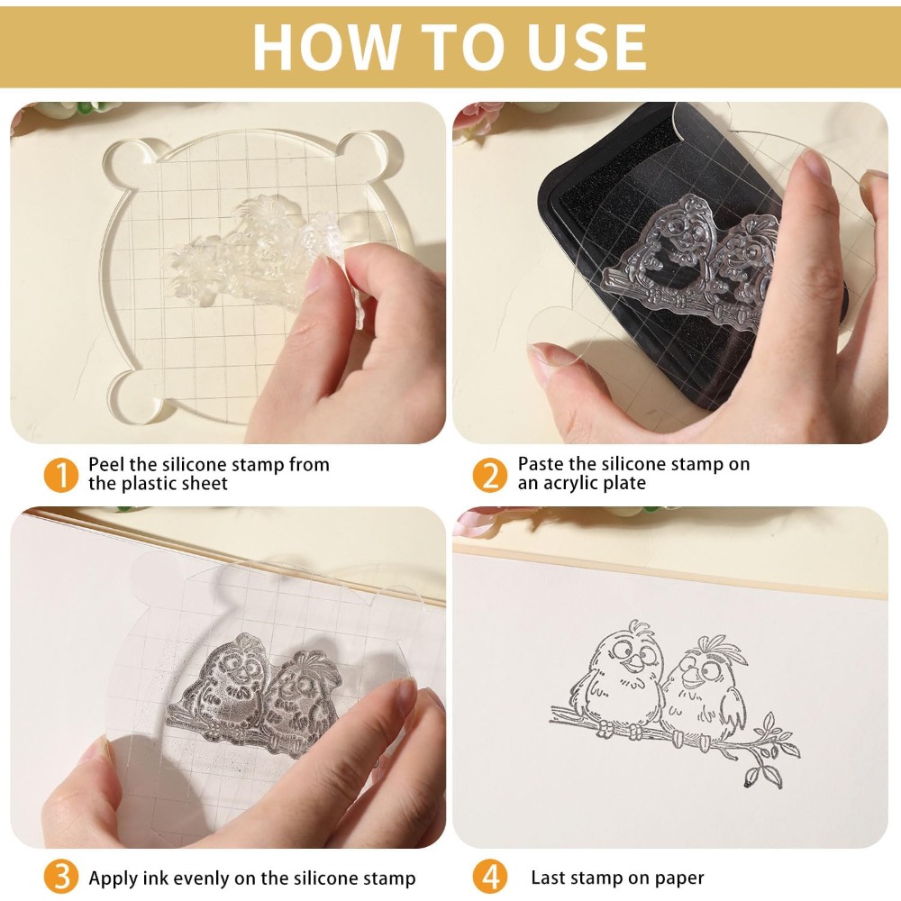 Lustige Vögel Zweige Klare Ste – Clear Silicone Stamps For Card Making Bewertung und Preis