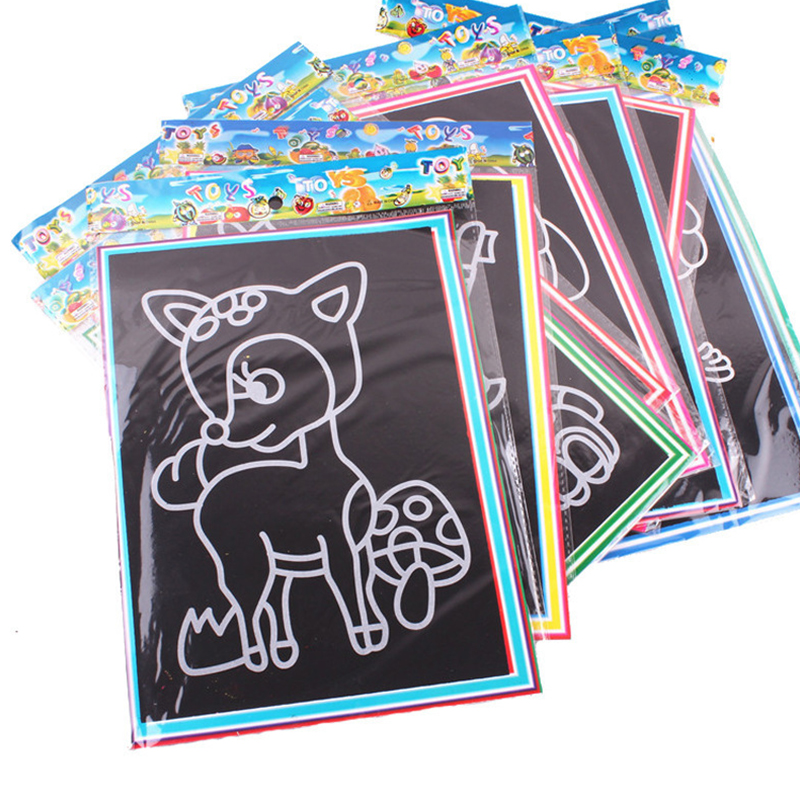 10 Blatt Kratzmalpapier-Set, n – Painting Supplies Bewertung und Preis