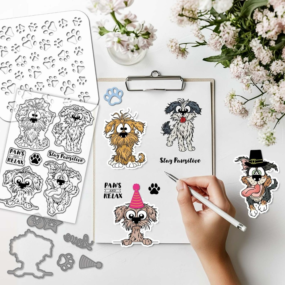 Transparenter Silikonstempel m – Clear Silicone Stamps For Card Making Bewertung und Preis