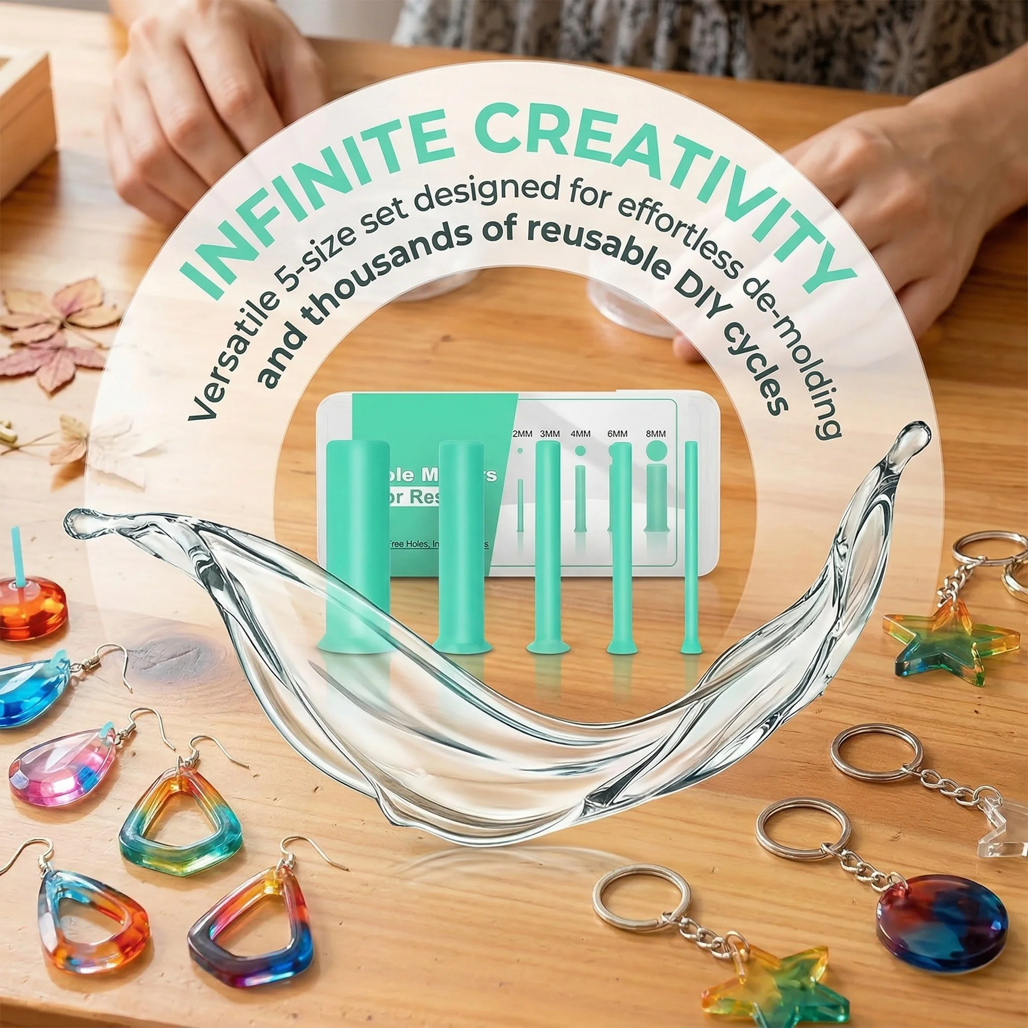 35-teiliges Harz-Lochöffner-Se – Silicone Epoxy Resin Molds Set Bewertung und Preis