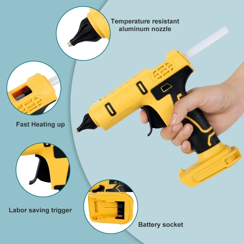 Schnurlose elektrische Hand-He – Hot Melt Glue Gun Cordless Bewertung und Preis