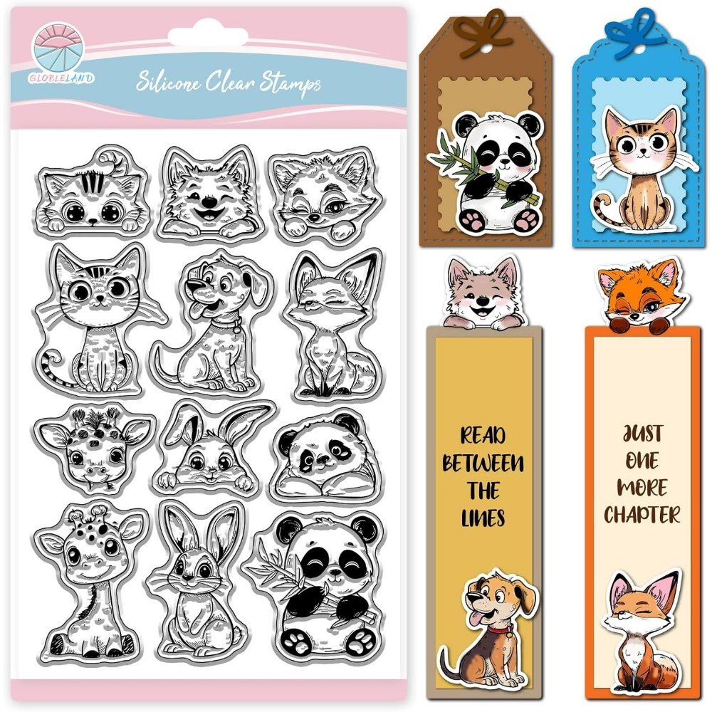 Klare Stempel mit Katze, Hund, – Clear Silicone Stamps For Card Making Bewertung und Preis