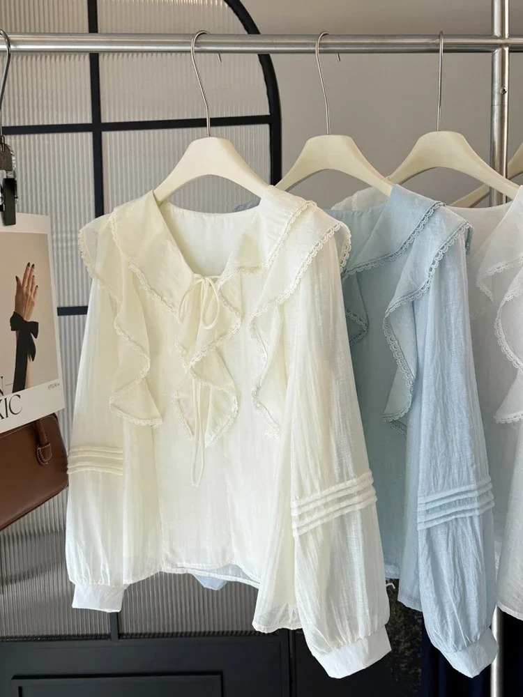 Französische V-Ausschnitt Blus – Embroidery Bewertung und Preis