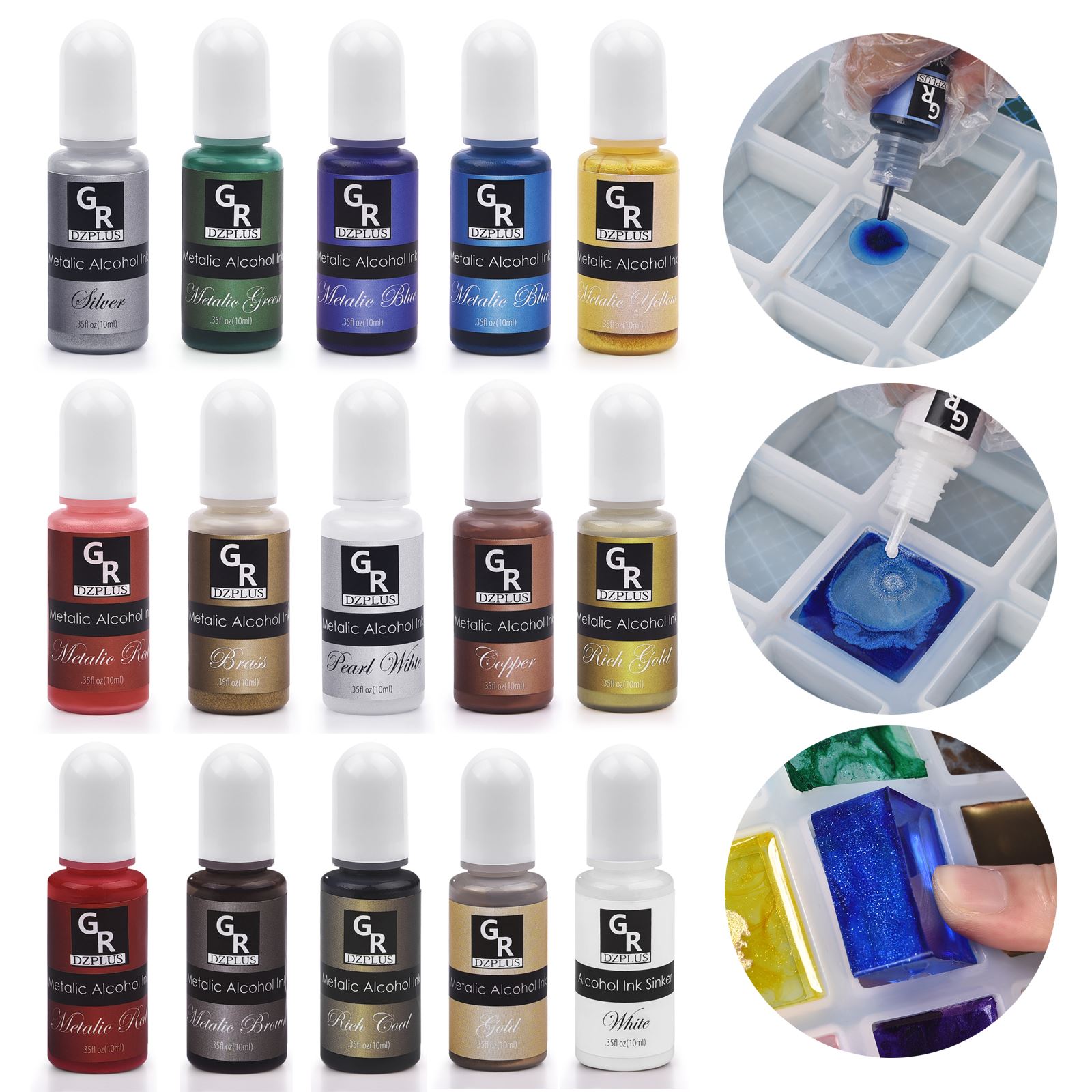 1 Set Harz Pigment Kit Kunst T – Silicone Epoxy Resin Molds Set Bewertung und Preis