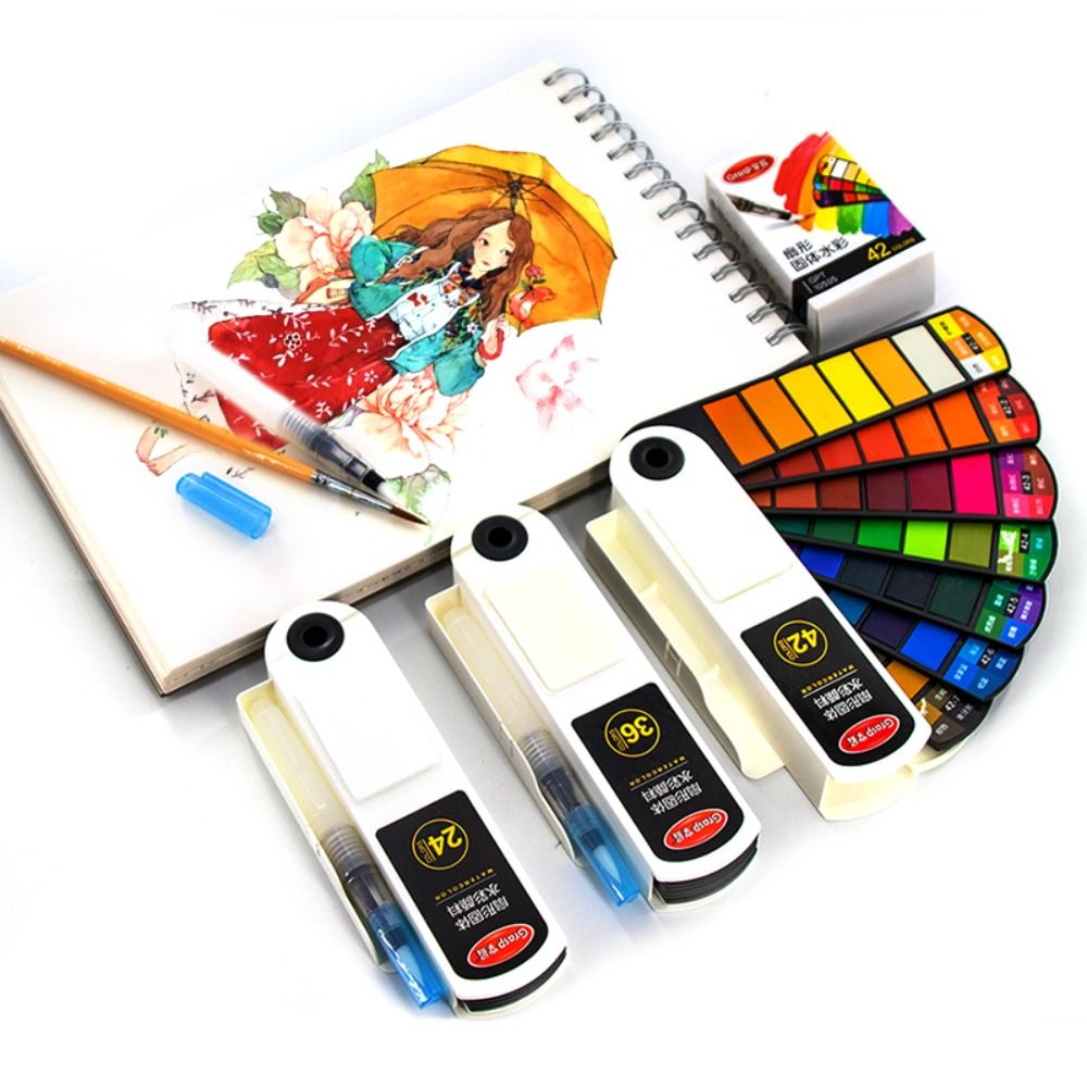 Faltbares Aquarellfarben-Set m – Watercolor Paint Set Solid Pigment Bewertung und Preis